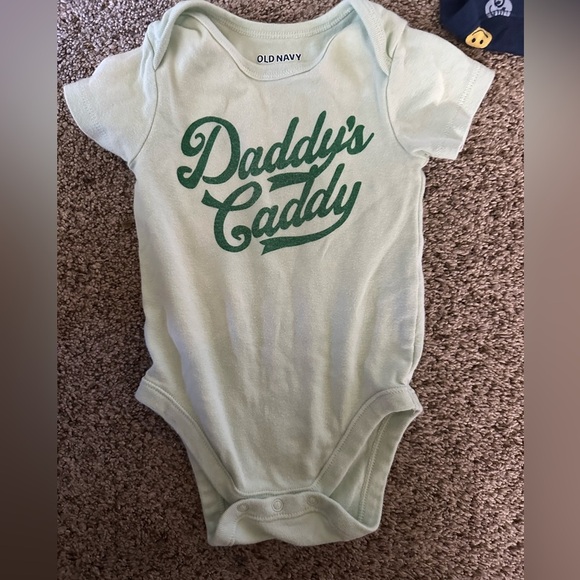 Assorted Baby One Piece Set - Blue, Orange, Green - Picture 4 of 6